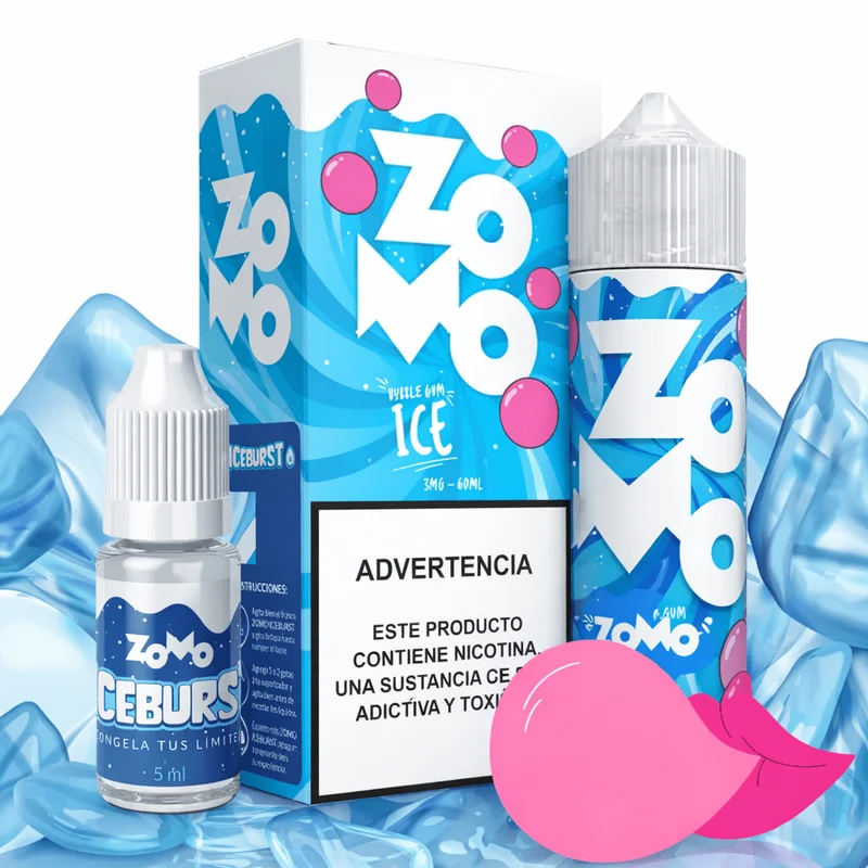 Líquido Zomo Bubble Gum Ice 60ml