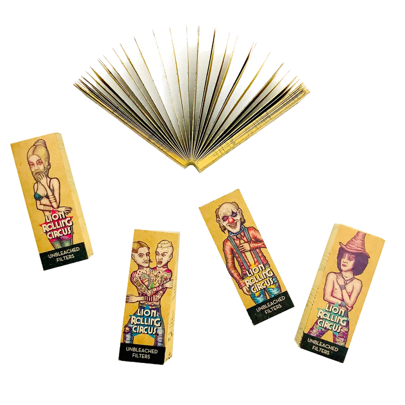 Libreta de Filtros Natural - Lion Rolling Circus