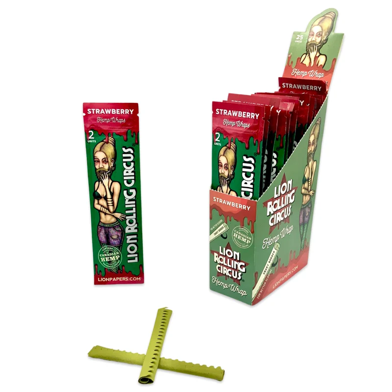 Hemp Wrap Strawberry - Lion Rolling Circus