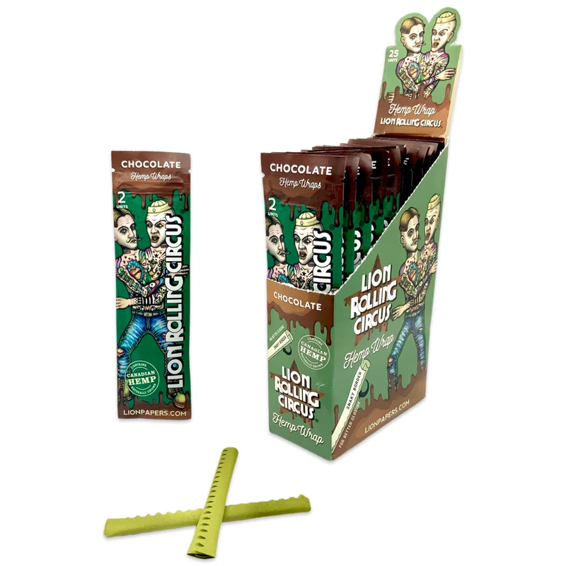 Hemp Wrap Chocolate - Lion Rolling Circus