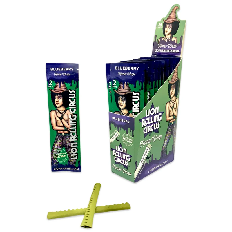Hemp Wrap Blueberry - Lion Rolling Circus