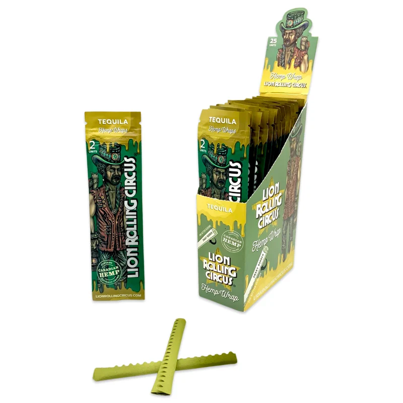 Hemp Wrap Tequila - Lion Rolling Circus