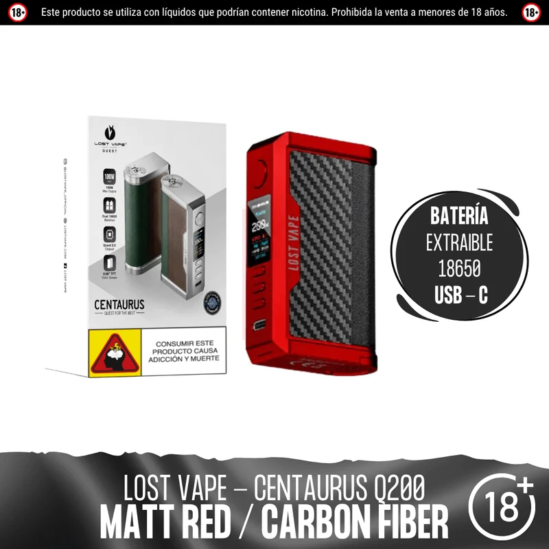 Lost Vape - Centaurus Q200 Box Mod