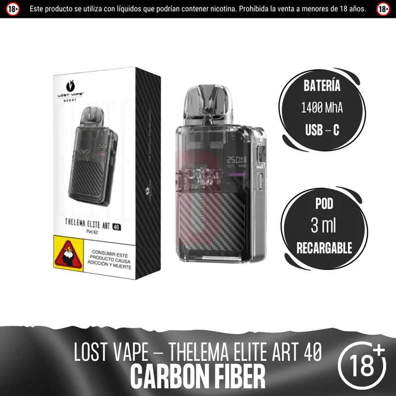 Lost Vape - Thelema Elite Art 40 Kit