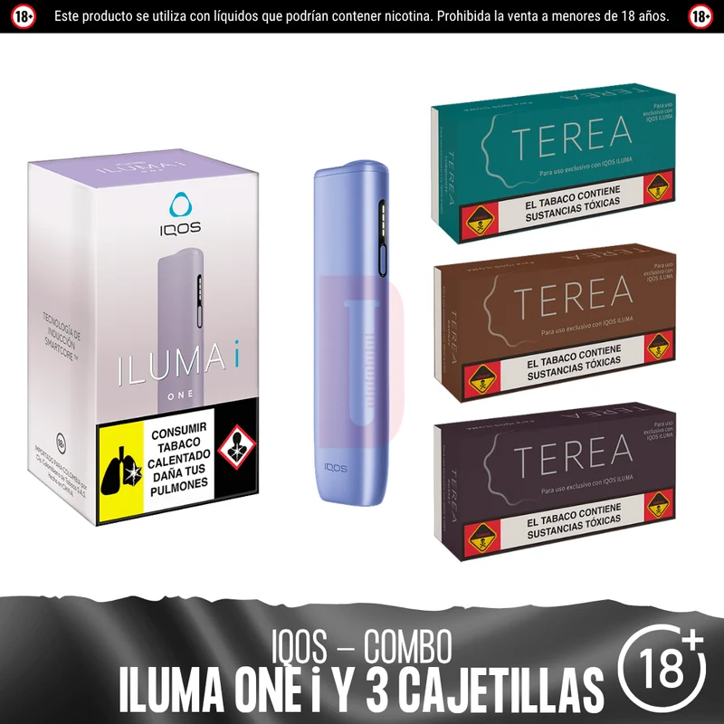 IQOS - ILUMA i ONE + 3 Cajetillas