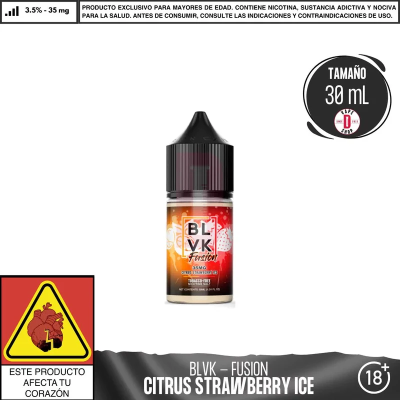 Fusion Citrus Strawberry Ice Salts