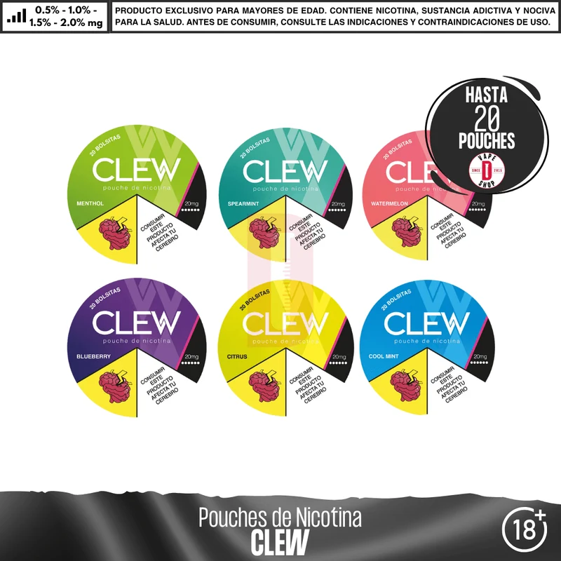 Clew - Bolsas de Nicotina