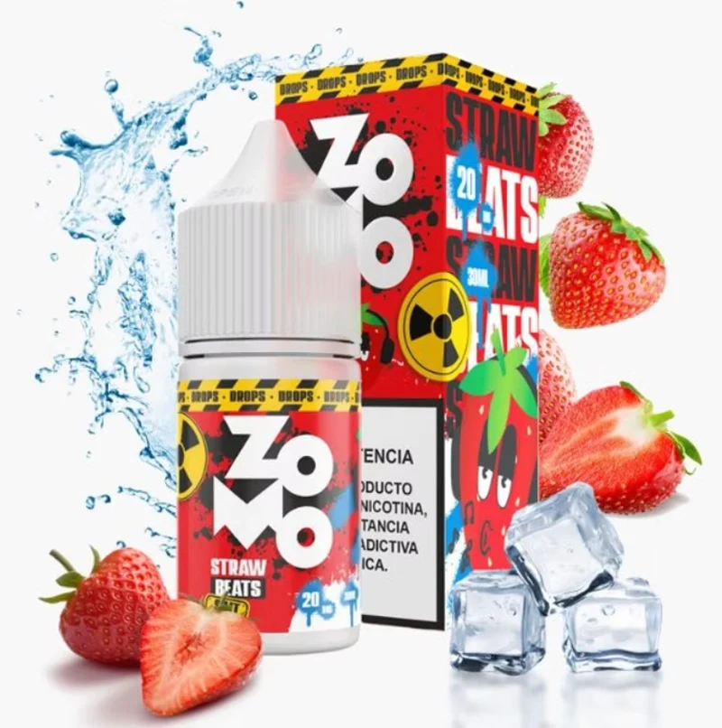 Líquido Zomo Nic Salt Straw Beats 30ml