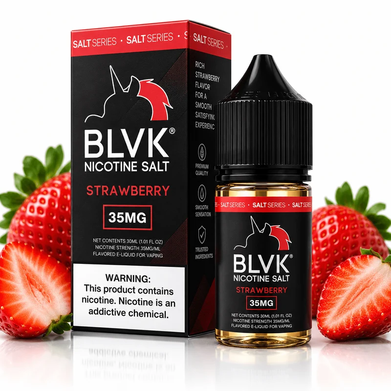 Líquido BLVK Salt Nic Strawberry 30ml