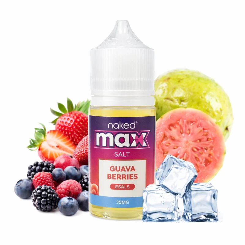 Liquido Naked Max Salt Nic Guava Berries Ice 30ml