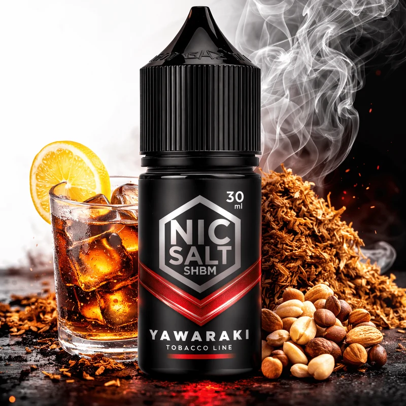 Líquido Shibumi Nic Salt Yawaraki Tabaco 30ml