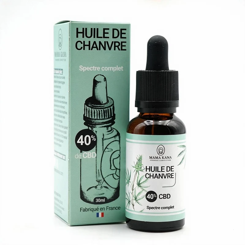 Aceites de cáñamo ecológicos con un 40 % de CBD