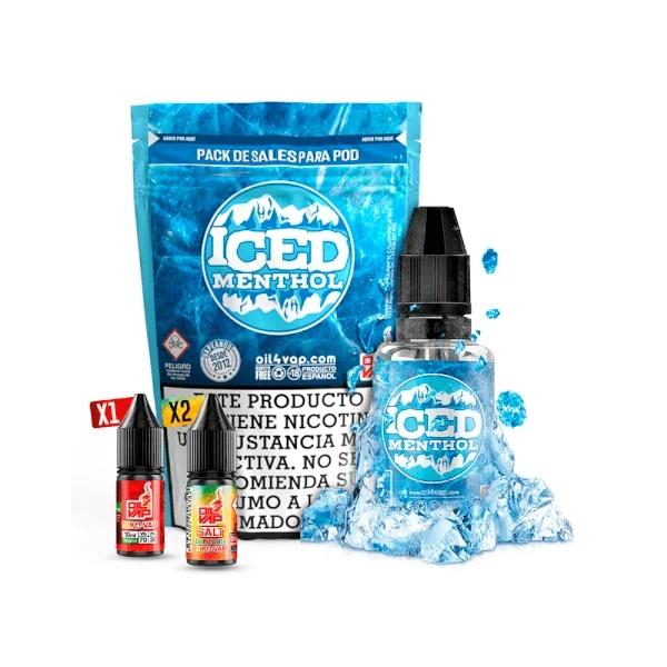Pack de Sales Oil4vap Iced Menthol 30ml
