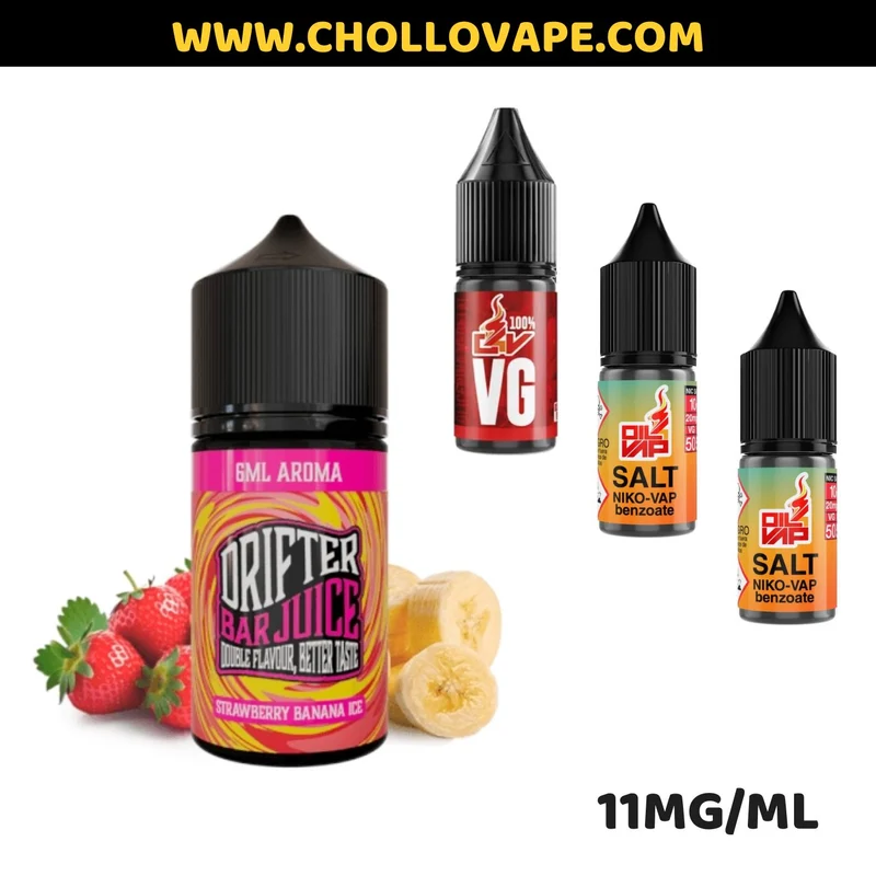 Drifter Pack de Sales - Strawberry Banana Ice 36ml