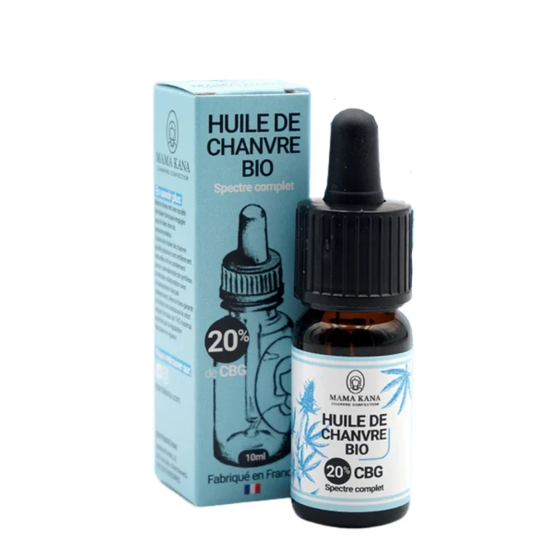 Aceite de cáñamo orgánico CBG 20% (orgánico)