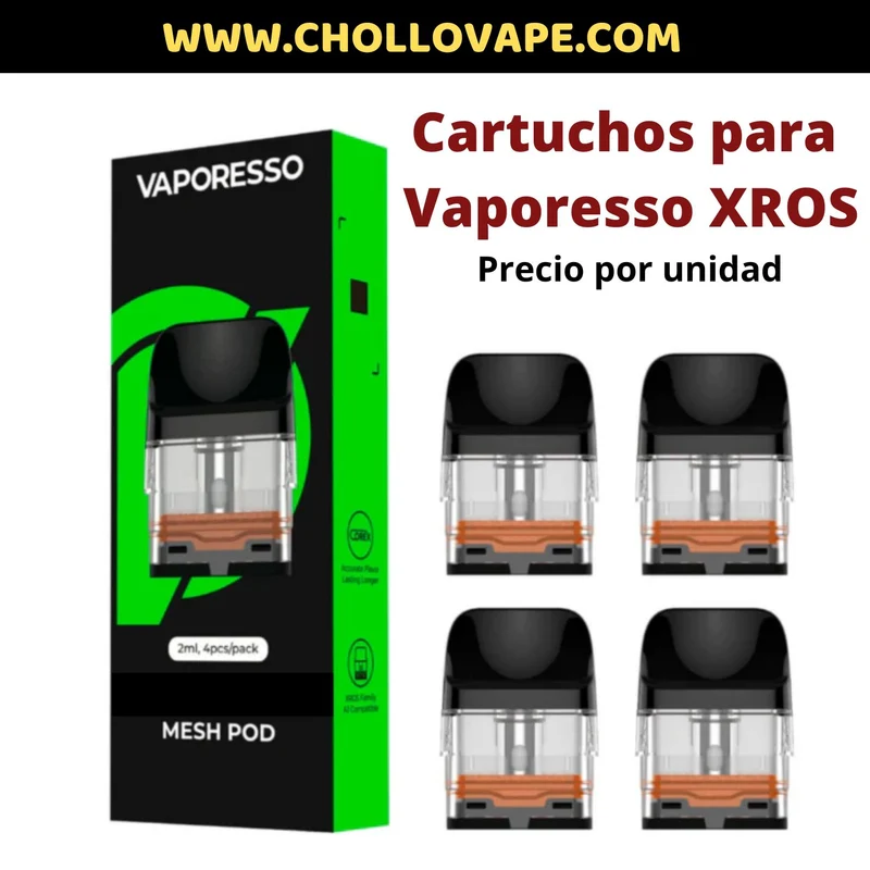 Cartuchos Repuesto Para vaporesso Xros, Xros Mini, Xros Nano