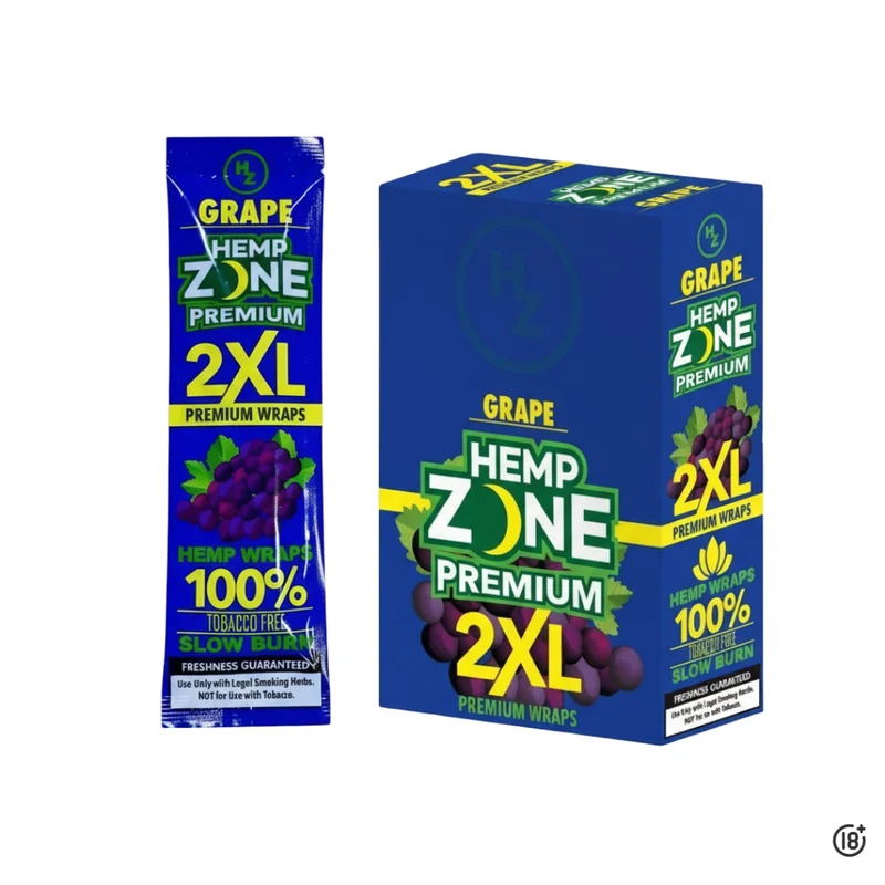🍇 Blunt Hemp Zone Premium 2XL – Grape (Uva)