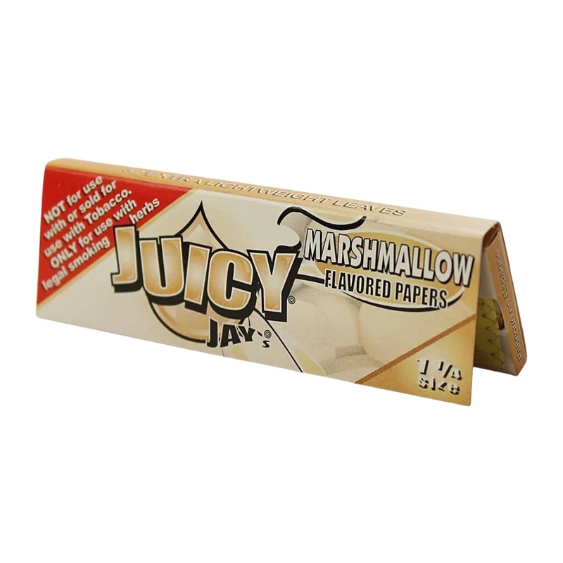 Juicy Jay's Marshmallow 1¼ — Librillo de 32 Hojas de Cáñamo