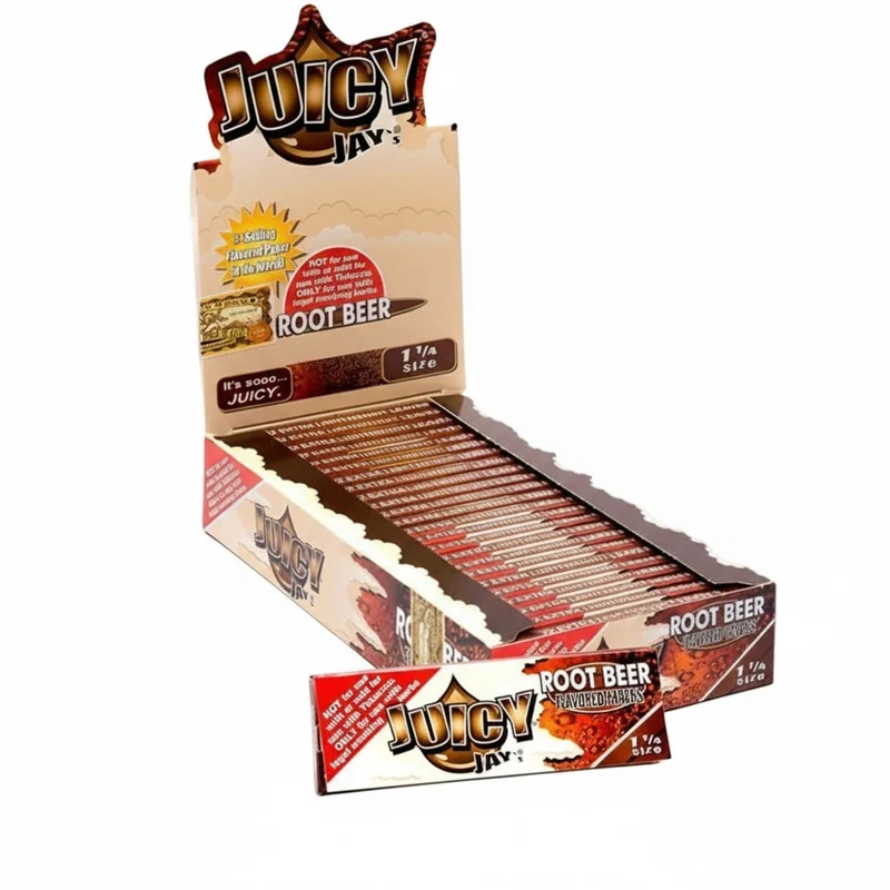 Juicy Jay's Root Beer 1¼ — Papel Sabor Cerveza de Raíz