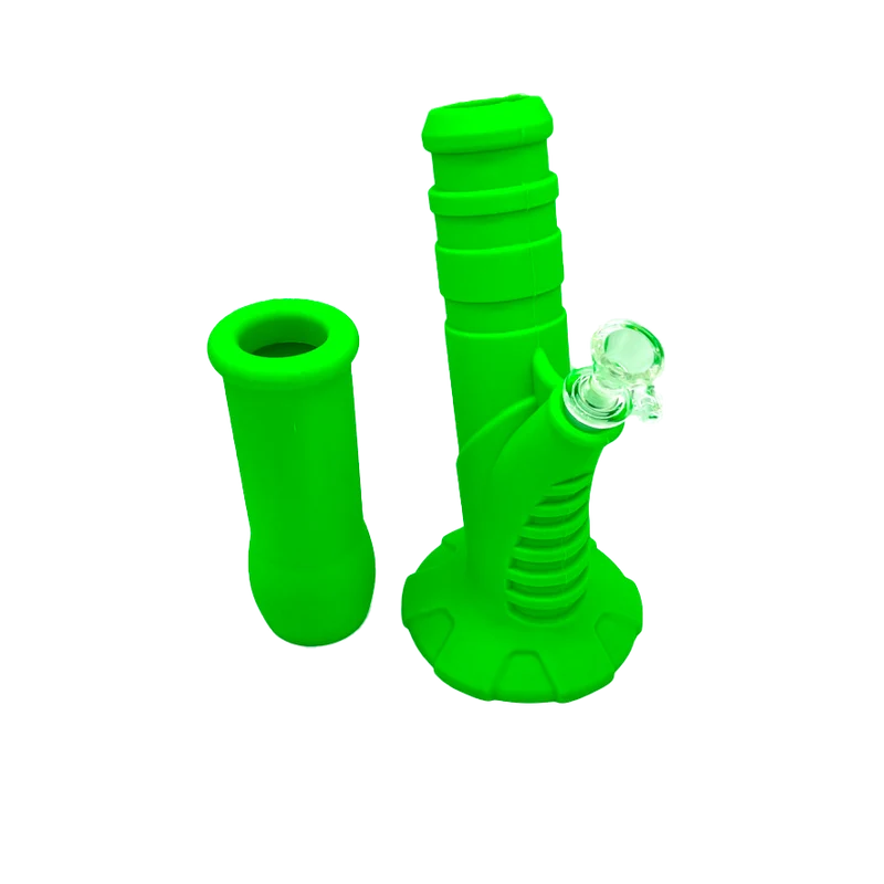 Bong de Silicona con filtro Verde