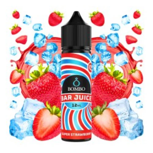 Super Strawberry Ice 12ml (Longfill) (Bombo Bar Juice)