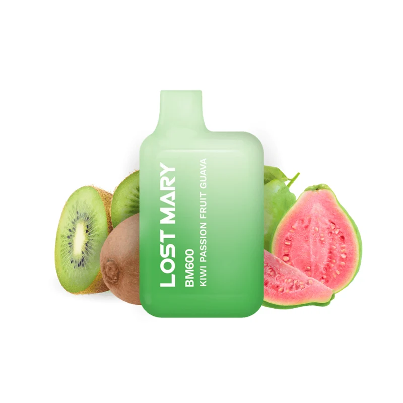 Vaper Desechable Lost Mary BM600 Kiwi Passion Fruit Guava 20mg
