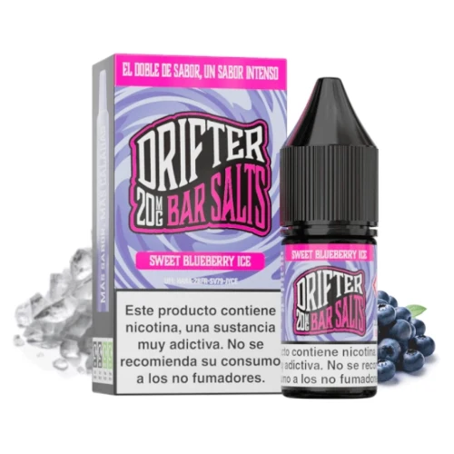 Sweet Blueberry Ice 10ml (Sales de nicotina) (Drifter Bar)