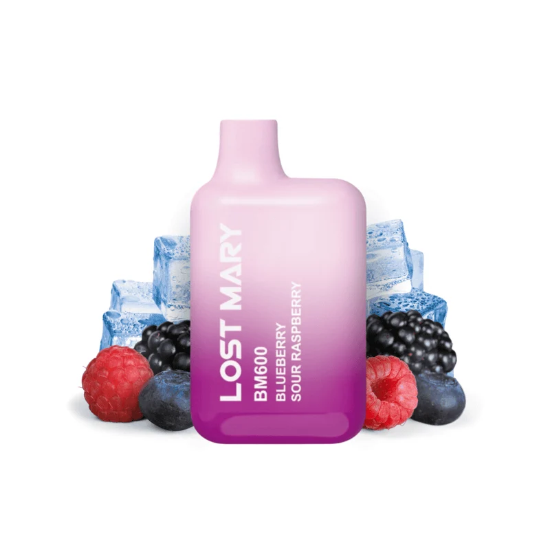 Vaper Desechable Lost Mary BM600 Blueberry Sour Raspberry 20mg