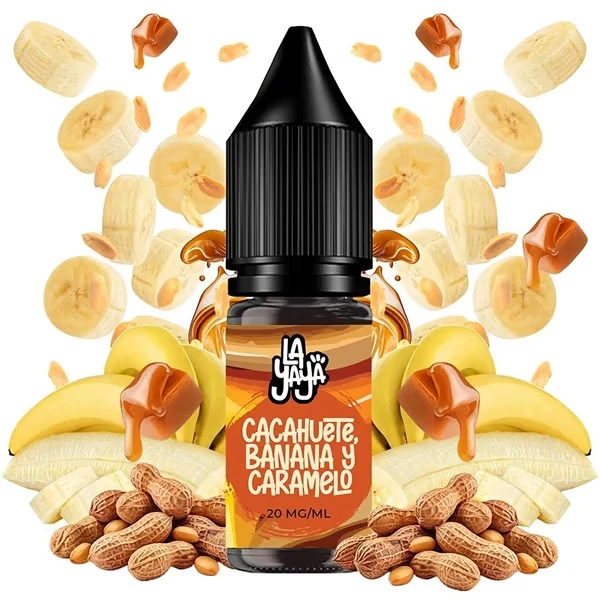 La Yaya Salts Cacahuete, Banana y Caramelo 10ml