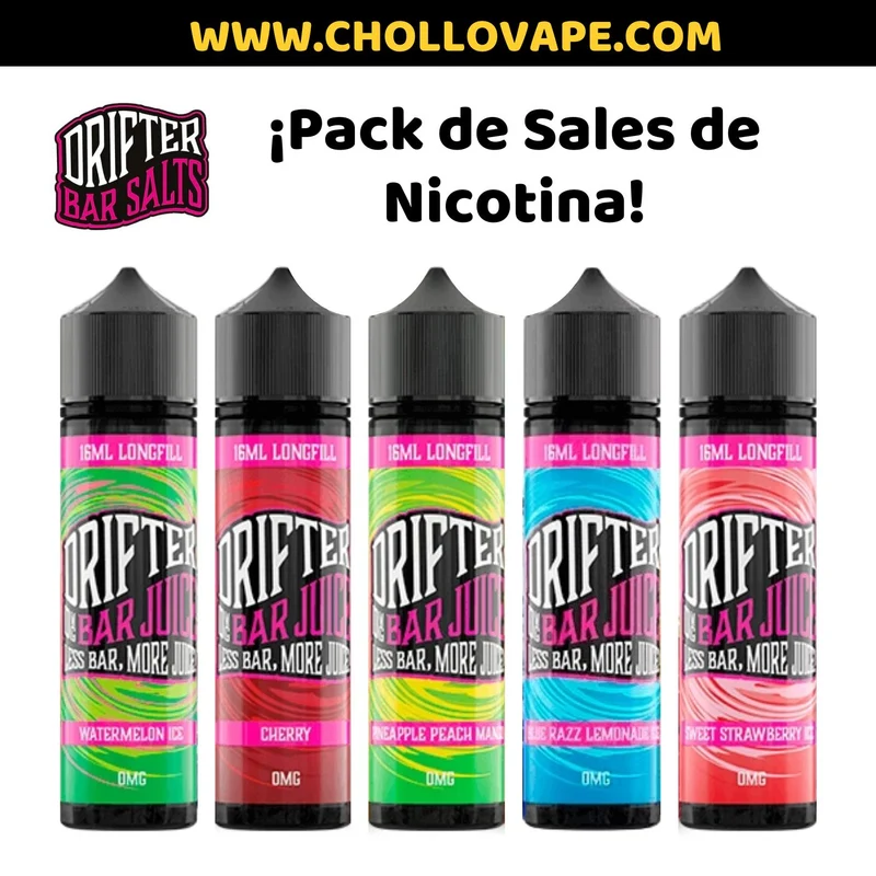 Drifter - Pack de Sales de Nicotina 66ml
