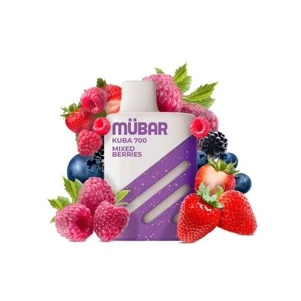 Mübar Kuba 700 Mixed Berries Sin Nic.
