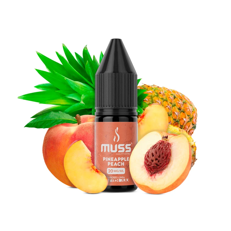 Sales de Nicotina Muss Mármol Salt Pineapple Peach 10 ml
