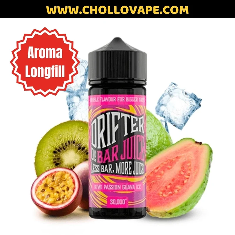 Aroma Concentrado Drifter Bar - Kiwi Passion Guava Ice Longfill 24 ml
