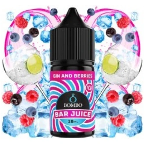 Gin & Berries Ice 10ml (Longfill) (Bombo Bar Juice)