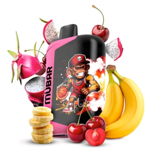 Pod desechable Dragon Fruit Banana Cherry Eden Beast 50K 18ml (Mübar)