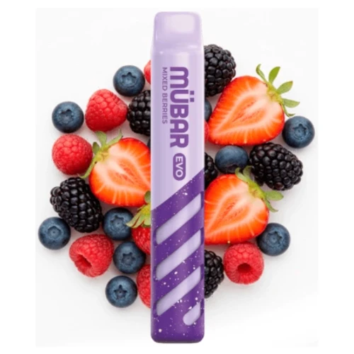 Pod desechable Mixed Berries Evo 800 (Mübar)
