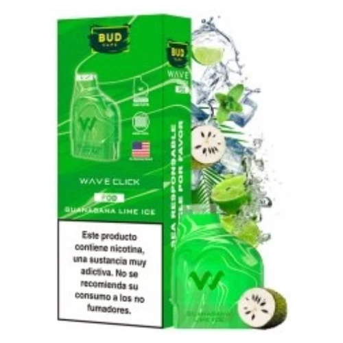 Pod Precargado Wave Click Guanabana Lime Ice 2ml (pack de 2uni) (Bud Vape)