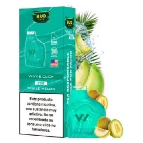 Pod Precargado Wave Click Triple Melon 2ml (pack de 2uni) (Bud Vape)