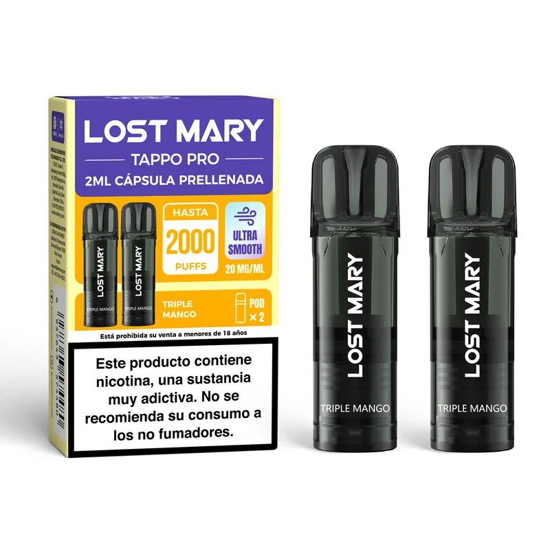 Cartucho x2 Lost Mary Tappo Triple Mango 20mg