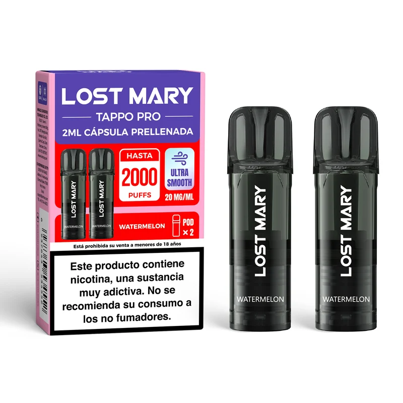 Cartucho x2 Lost Mary Tappo Watermelon 20mg