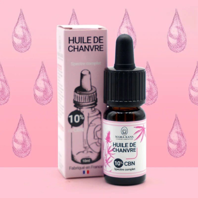Aceite de cáñamo CBN 10% + CBD 5% 🇫🇷