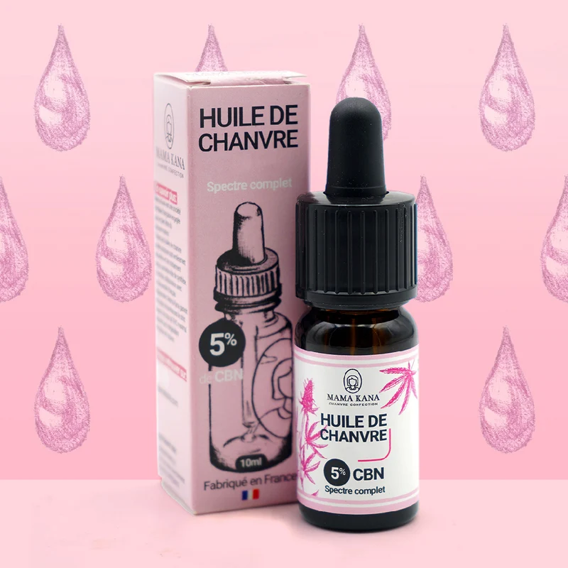 Aceite de cáñamo CBN 5% + CBD 5% 🇫🇷