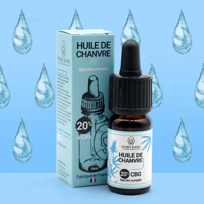 Aceite de cáñamo CBG 20% + CBD 5% 🇫🇷