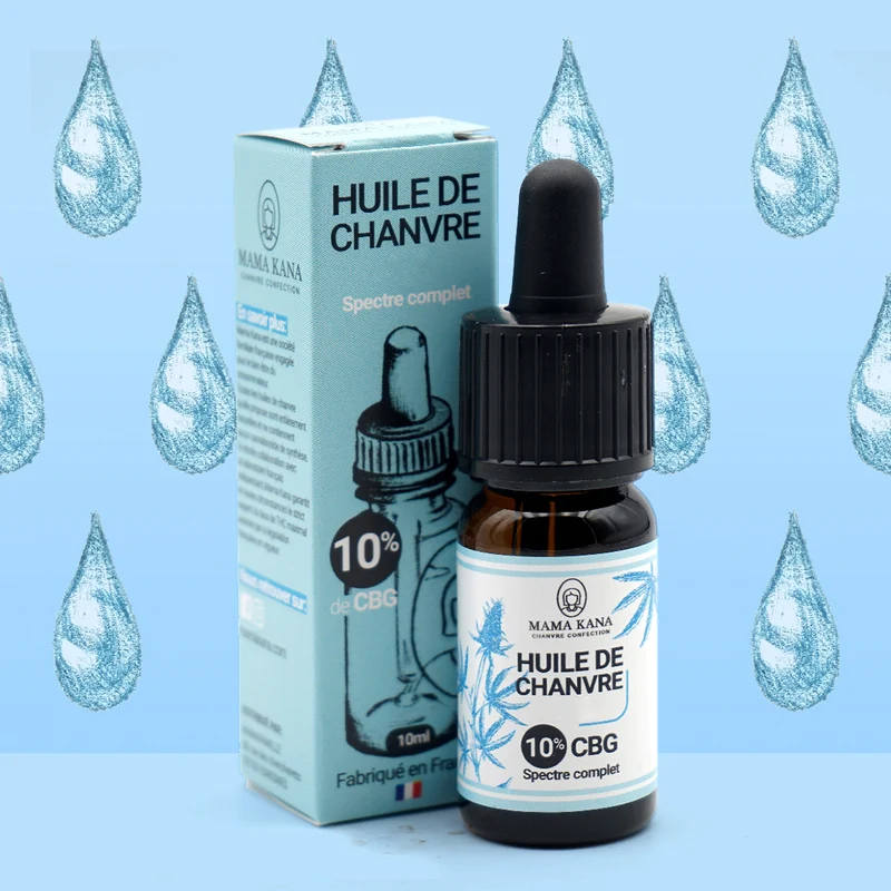 Aceite de cáñamo CBG 10% + CBD 5% 🇫🇷