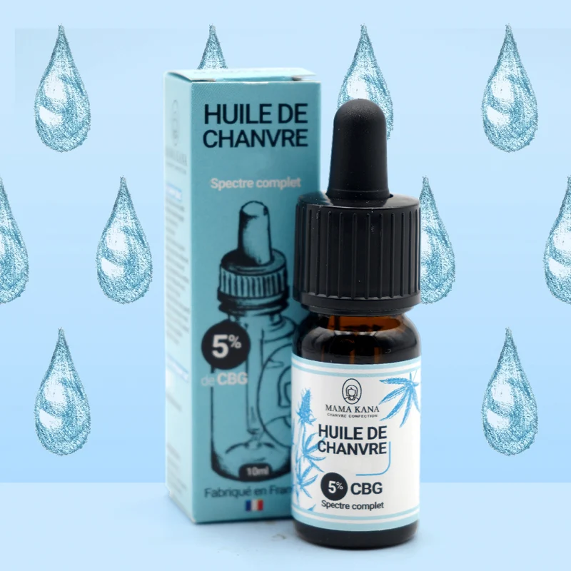 Aceite de cáñamo CBG 5% + CBD 5% 🇫🇷
