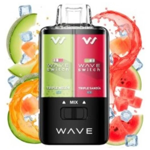 Pod desechable Triple Sandia Ice Triple Melon Ice Wave Switch 40.000 puffs 16ml (Bud Vape)