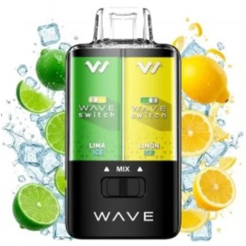 Pod desechable Lima Ice Limon Ice Wave Switch 40.000 puffs 16ml (Bud Vape)