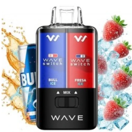Pod desechable Fresa Ice Bull Ice Wave Switch 40.000 puffs 16ml (Bud Vape)