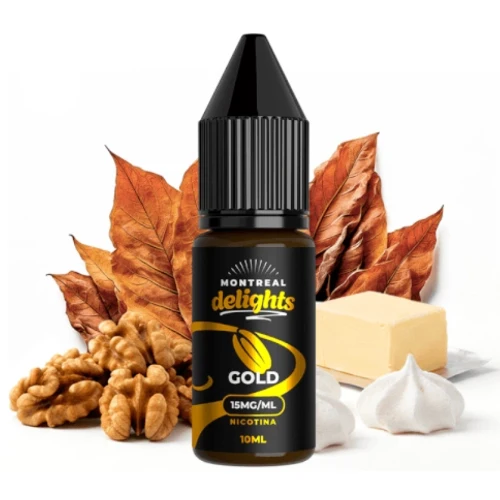 Gold 10ml (Sales de nicotina) (Montreal Delights)