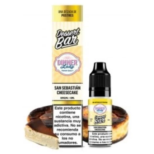 San Sebastian Cheesecake 10ml (Sales de nicotina) (Dinner Lady)